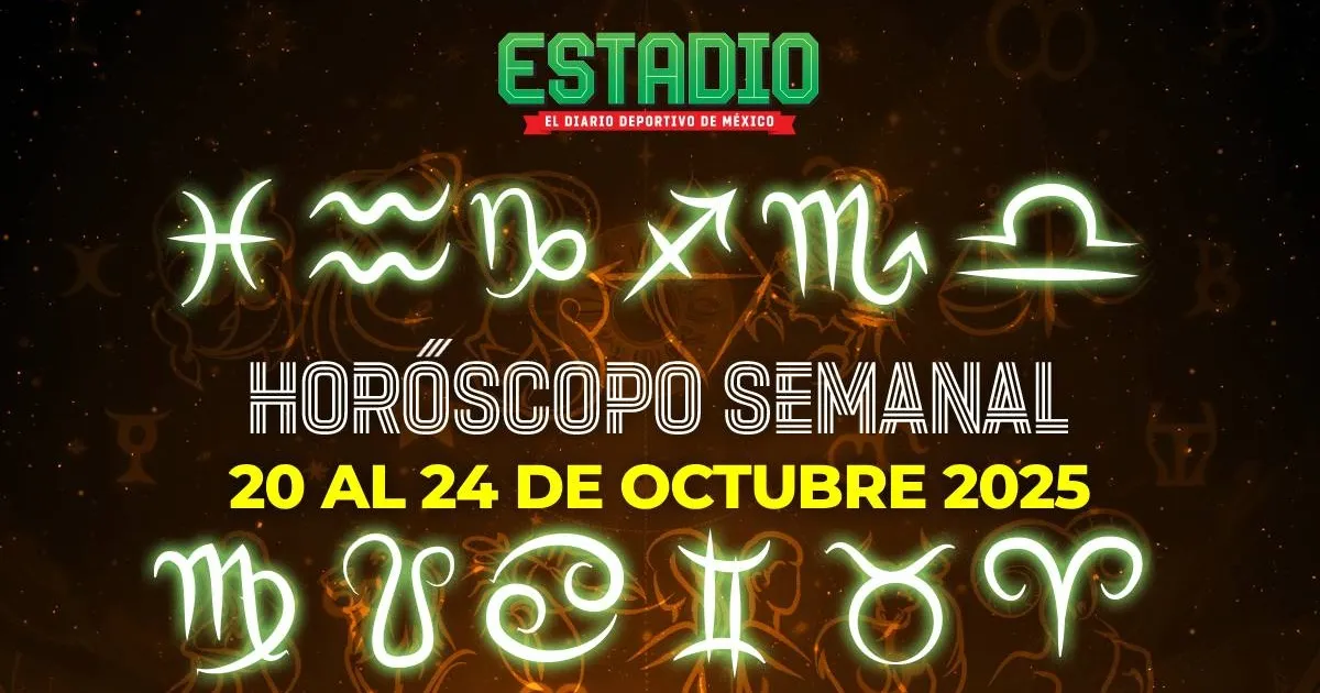 Horóscopo semanal del 20 al 24 de octubre 2025: Mhoni Vidente ...