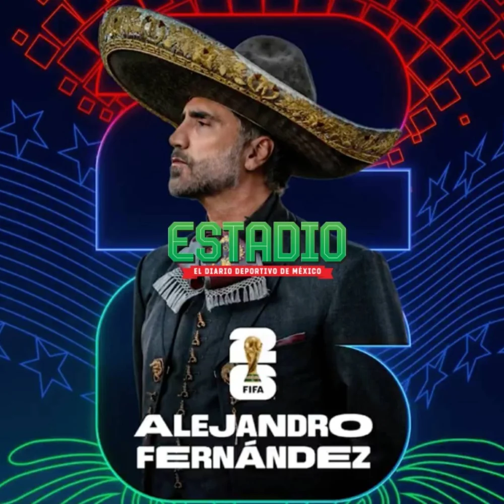 Alejandro Fernández será el encargado del Himno Nacional Mexicano en el partido inaugural